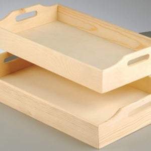 bandeja de madera  2 unidades Efco 1432674 ARTEMIO Oferta CENTROARTESANO