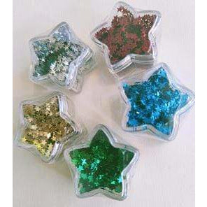 Purpurina   de estrellas metalicas de 4mm ARTEMIO Oferta CENTROARTESANO