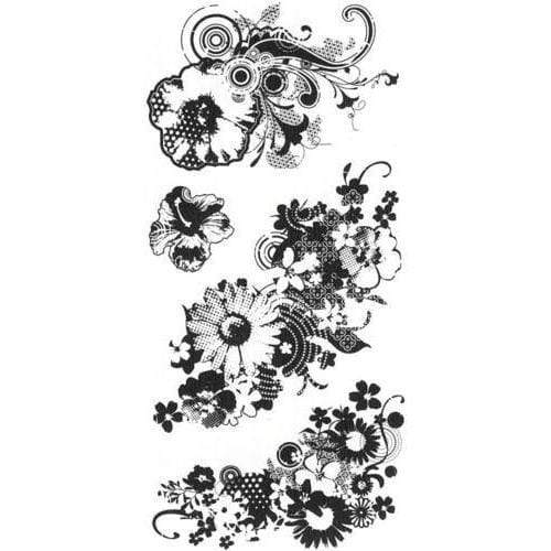 sellos de silicona inkadinkado Morphic flowers 99118 ARTEMIO Oferta CENTROARTESANO