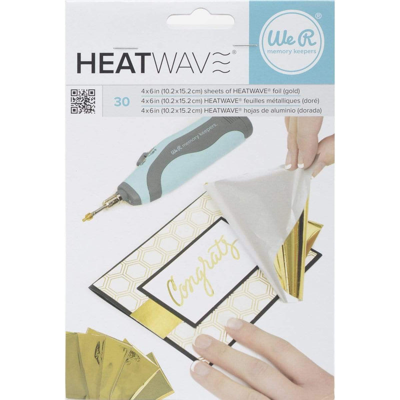 WeR heatwave hojas foil 10,2x15,2cm oro ARTEMIO Oferta CENTROARTESANO