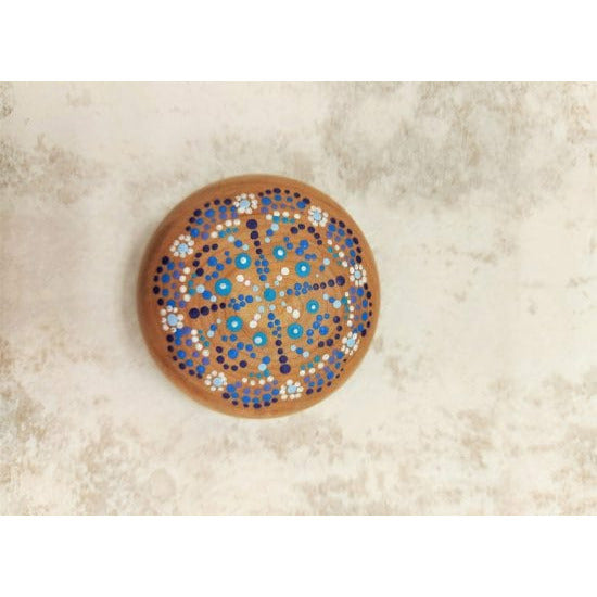 piedra de madera para mandalas ARTEMIO CENTROARTESANO