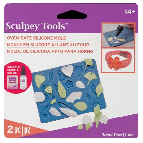 Sculpey molde silicona flores APM62 ARTEMIO CENTROARTESANO