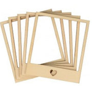 Silueta marco fotos madera 9x10,5x3mm 14003308 5 unidades ARTEMIO CENTROARTESANO