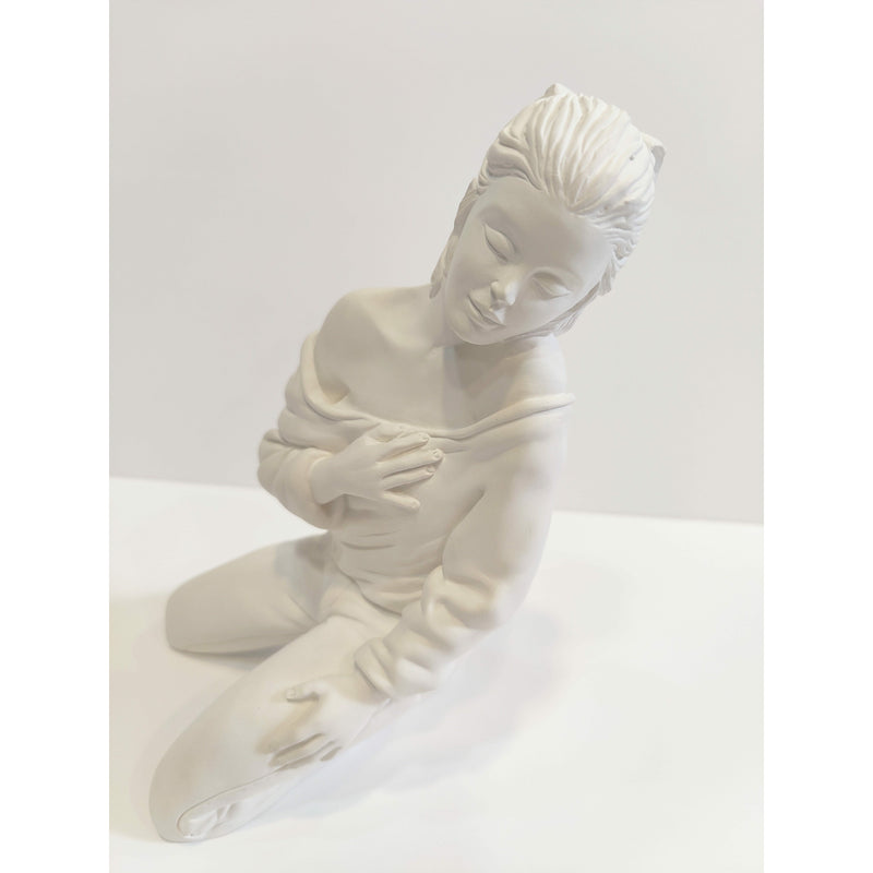 Figura escayola 173 Chica inquietud 24x13cm ARTESANIA SOL Y MAR CENTROARTESANO