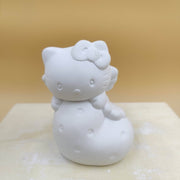 Figura escayola 612 11x7cm Hello Kity con alitas ARTESANIA SOL Y MAR CENTROARTESANO