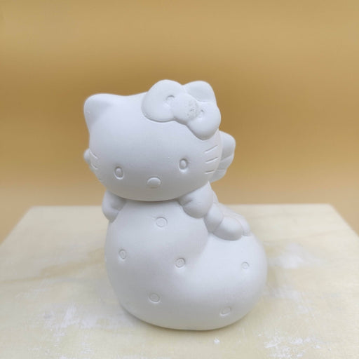 Figura escayola 612 11x7cm Hello Kity con alitas ARTESANIA SOL Y MAR CENTROARTESANO