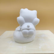 Figura escayola 612 11x7cm Hello Kity con alitas ARTESANIA SOL Y MAR CENTROARTESANO