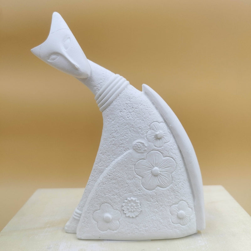 Figura escayola 619 21x13cm Gato moderno ARTESANIA SOL Y MAR CENTROARTESANO