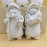 figura escayola N-120 Nacimiento moderno 5 piezas 6x16 ARTESANIA SOL Y MAR CENTROARTESANO