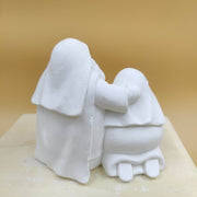 figura escayola N-126 Nacimiento moderno 15x14 baston ARTESANIA SOL Y MAR CENTROARTESANO