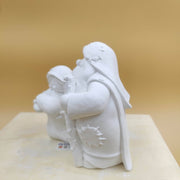 figura escayola N-126 Nacimiento moderno 15x14 baston ARTESANIA SOL Y MAR CENTROARTESANO