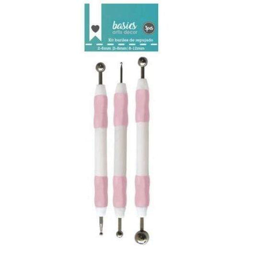 Artis decor buril de repujado kit 2-6/3-8/8-12mm 0901000210 ARTIS CENTROARTESANO