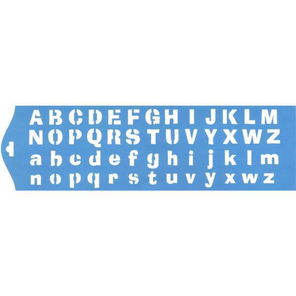 Artis decor plantilla 28,5x8,4cm steex-032 abecedario ARTIS CENTROARTESANO