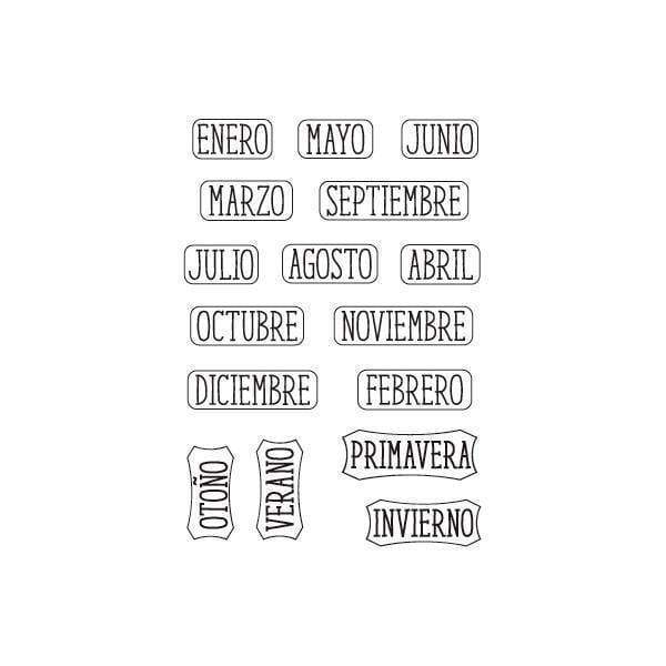 Artis decor sello silicona 0715002009 meses y estaciones ARTIS CENTROARTESANO