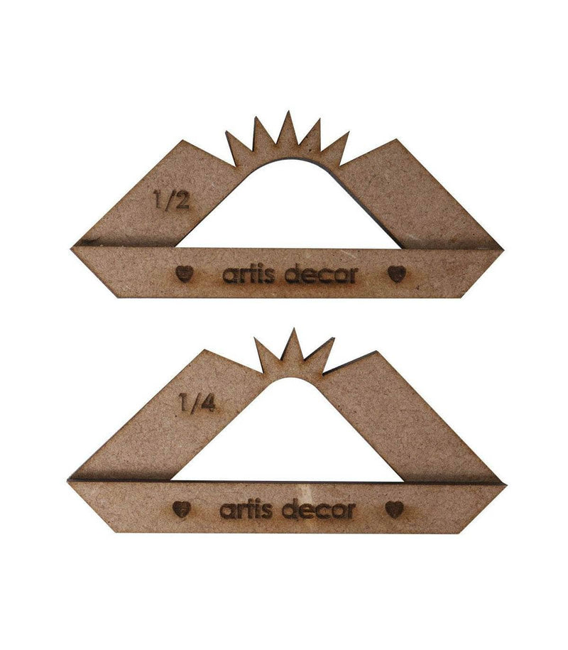 Artis decor juego de escuadras para encuadernacion ARTIS DECOR CENTROARTESANO