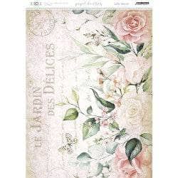 Artis Decor papel de arroz decorado 29.7x42cm PAAD151 Le jardin des delices ARTIS DECOR CENTROARTESANO