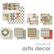 Artis Decor papel Scrap 30x30 coleccion 25 de diciembre ARTIS DECOR CENTROARTESANO
