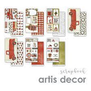Artis Decor papel Scrap 30x30 coleccion 25 de diciembre ARTIS DECOR CENTROARTESANO