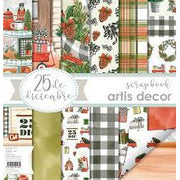Artis Decor papel Scrap 30x30 coleccion 25 de diciembre ARTIS DECOR CENTROARTESANO