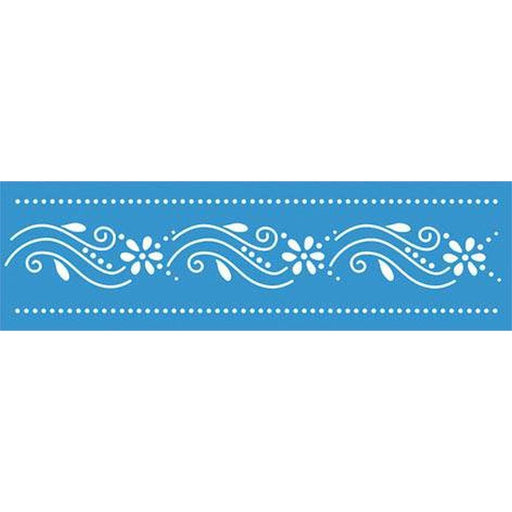 Artis decor plantilla 28,5x8,4cm ste-181 cenefa flores ARTIS DECOR CENTROARTESANO