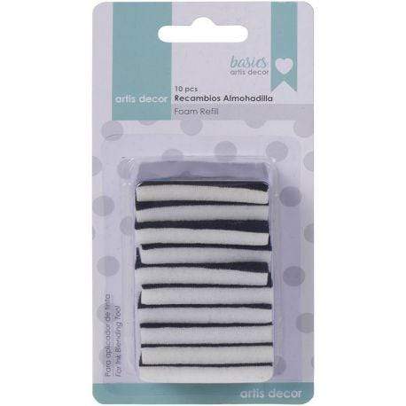 Artis Decor set 10 almohadillas de foam para tintas ARTIS DECOR CENTROARTESANO
