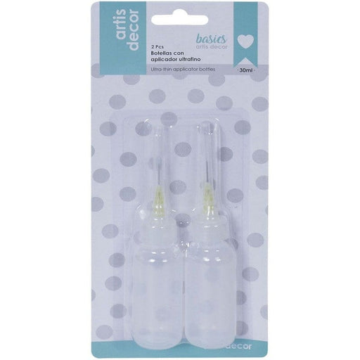 Artis Decor set 2 botellas aplicadoras boca ultrafina 30ml ARTIS DECOR CENTROARTESANO