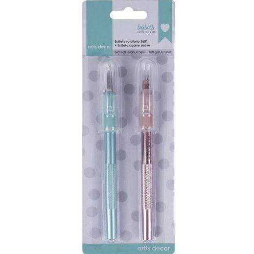Artis Decor set 2 cutter bisturi + cutter rotatorio 360º ARTIS DECOR CENTROARTESANO