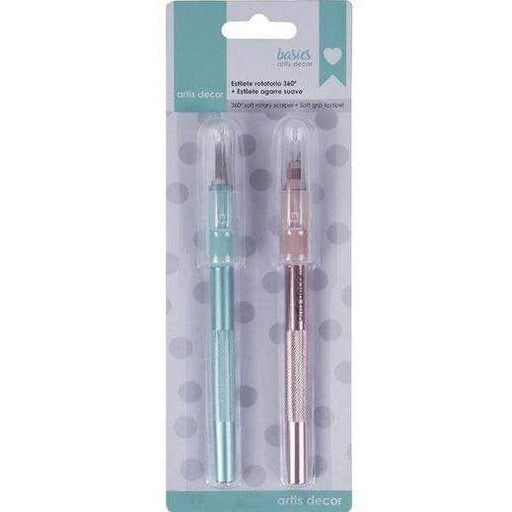 Artis Decor set 2 cutter bisturi + cutter rotatorio 360º ARTIS DECOR CENTROARTESANO