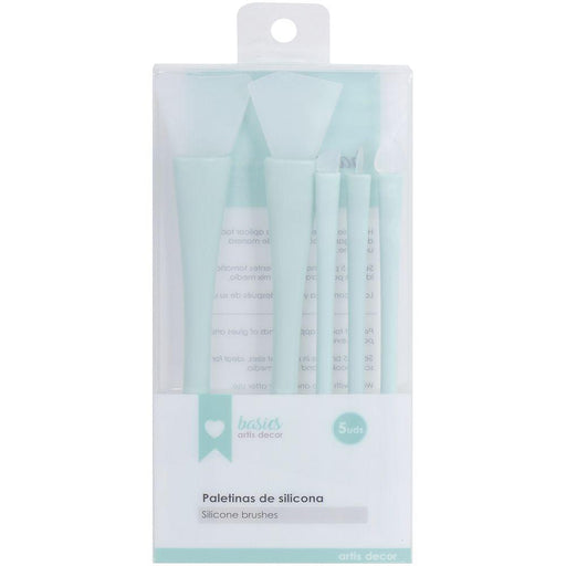 Artis decor set de 5 Paletina de silicona mix Media ARTIS DECOR CENTROARTESANO