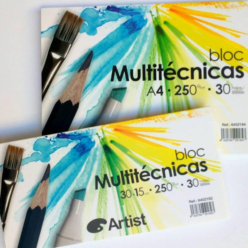 Artist Bloc multitecnicas 250gr 30hojas 30x15 6402182 ARTIST CENTROARTESANO