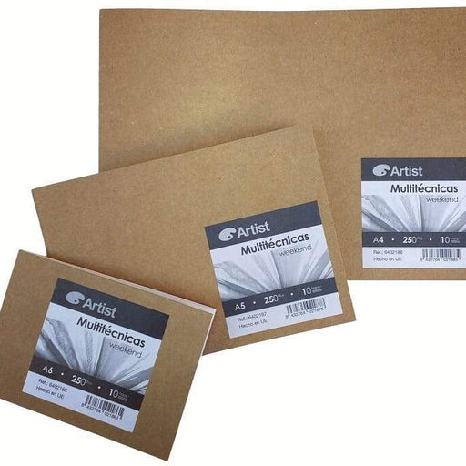 Artist Bloc multitecnicas Weekend 250gr 10hojas A6 6402186 ARTIST CENTROARTESANO