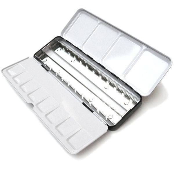 Artist Wingo Caja metalica vacia para acuarelas 24 1/2 godets ARTIST CENTROARTESANO
