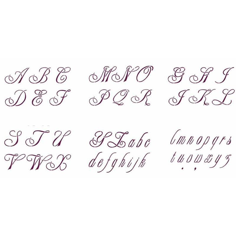 Artistika plantilla A4-2001 abecedario ARTISTIKA CENTROARTESANO