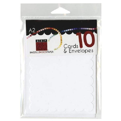 BBP Cartas y sobres A2 10ud blancos BAZ CENTROARTESANO