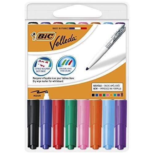 Bic Velleda markers set 8 colors