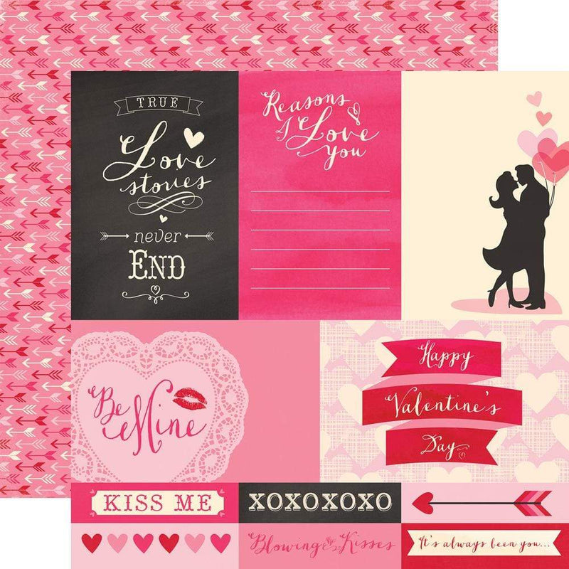 EP paper BKS98013 blowing kiss 4x6 journaling cards BLOWING KISS CENTROARTESANO