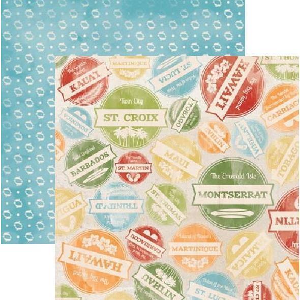 Bobunny 19301312 Beach Therapy Island Hop papel 30x30cm BOBUNNY CENTROARTESANO