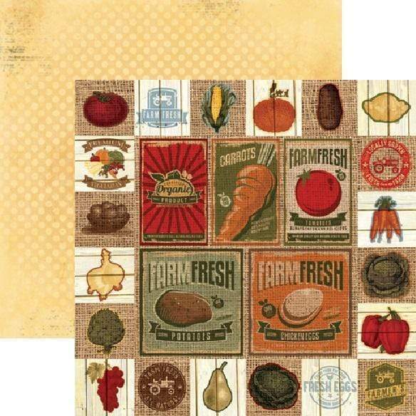 Bobunny 20201626 Farmers market papel 30x30cm BOBUNNY CENTROARTESANO