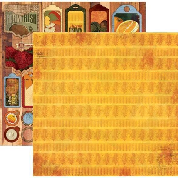 Bobunny 20201630 Farmers market Cornucopia papel 30x30cm BOBUNNY CENTROARTESANO