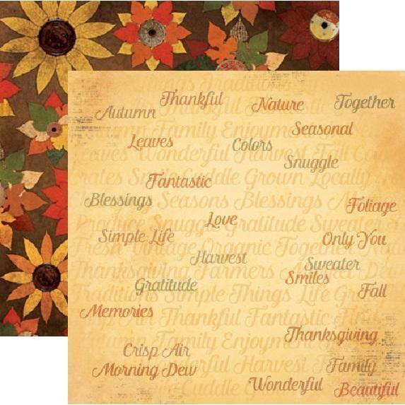 Bobunny 20201633 Farmers market gratitude papel 30x30cm BOBUNNY CENTROARTESANO