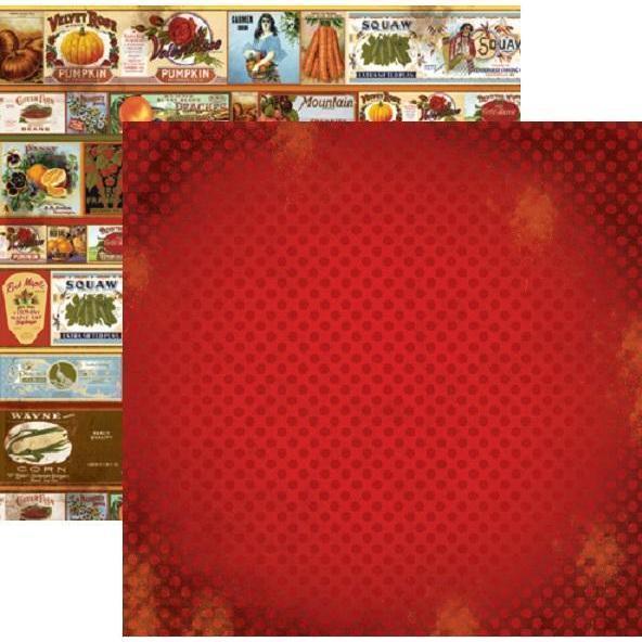 Bobunny 20201634 Farmers market harvest papel 30x30cm BOBUNNY CENTROARTESANO