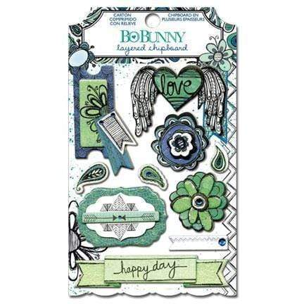 Bobunny layered chipboard zip-a-dee-doodle 15209016 BOBUNNY CENTROARTESANO