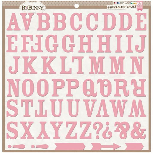 bobunny plantilla adhesivos 10736508 abecedario BOBUNNY CENTROARTESANO