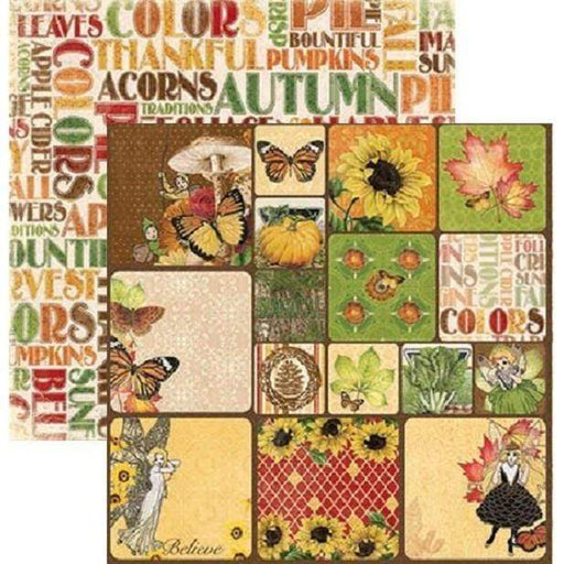 Papel bobunny 18801053 Enchanted 30x30cm harvest traditions BOBUNNY CENTROARTESANO