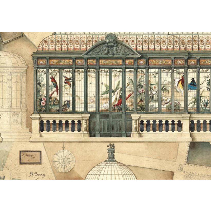 Bomo art papel 100x70 birdhouse BOMO ART CENTROARTESANO