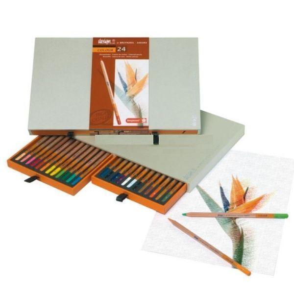 Caja pastel lapiz Bruynzeel 8840H24 24 colores. BRUYNZEL Oferta CENTROARTESANO