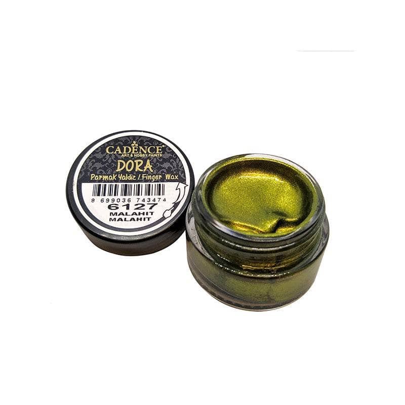 Cadence Dora Finger Wax pintura dedo cera crema 20ml 6127 verde malaquita CADENCE CENTROARTESANO