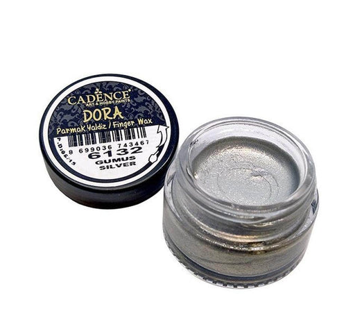 Cadence Dora Finger Wax pintura dedo cera crema 20ml 6132 Plata CADENCE CENTROARTESANO