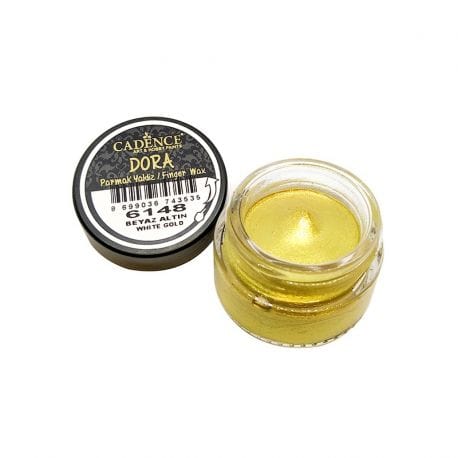 Cadence Dora Finger Wax pintura dedo cera crema 20ml 6148 Oro blanco CADENCE CENTROARTESANO