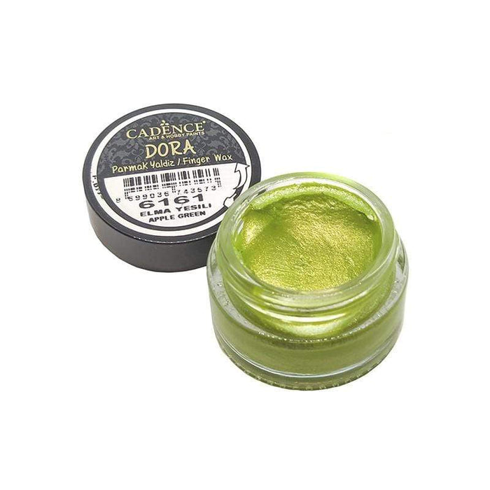 Cadence Dora Finger Wax pintura dedo cera crema 20ml 6161 Verde manzana CADENCE CENTROARTESANO